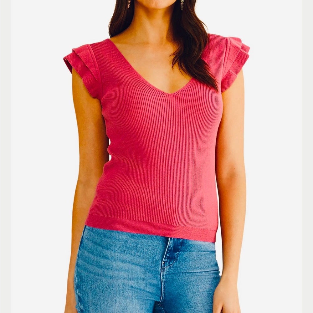 Philosophy, Ruffle V-neck